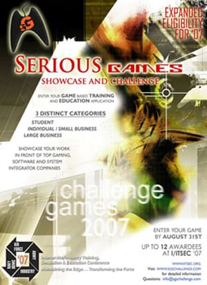 Serious Games Showcase & Challenge experiences breakout year in 2007