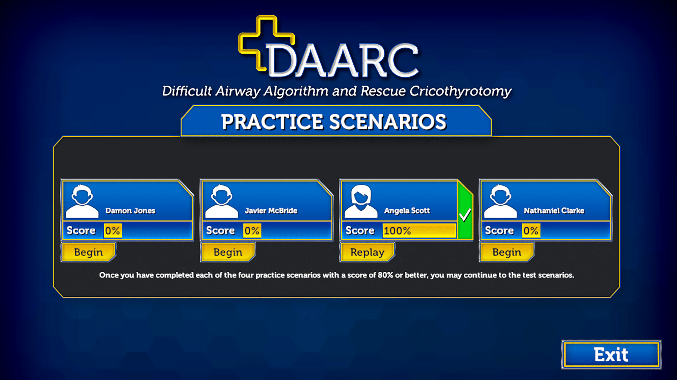Difficult Airway Algorithm and Rescue Cricothyrotomy (DAARC) - Veterans Health Administration Employee Education System-eLearning