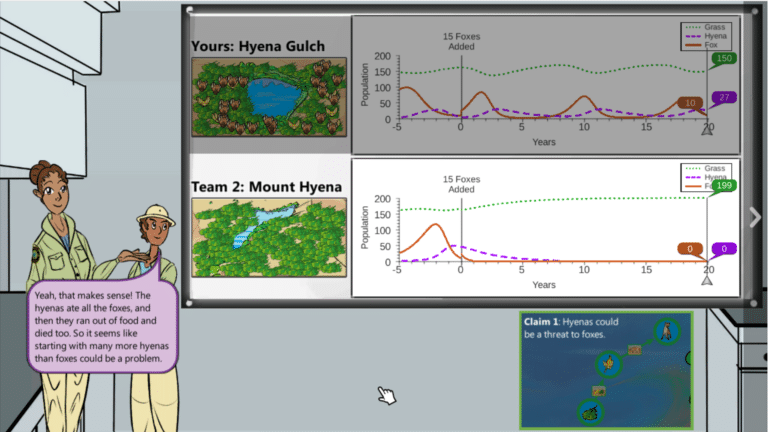 SimScientists Ecosystems Games