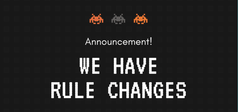 We Have Rule Changes