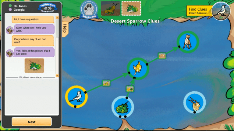 SimScientists Food Web Game