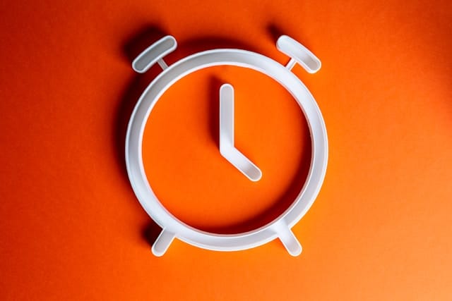 Orange Clock